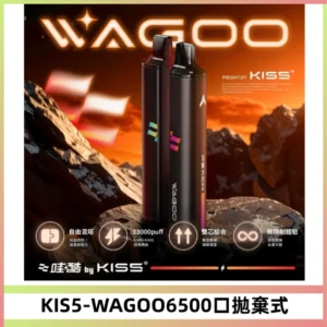 KIS5WAGOO哇酷6500口拋棄式 | 自由混搭雙口味 | 雙芯組合